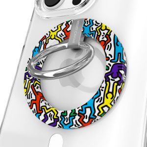 Keith Haring Rainbow Dancers MagSafe Grip Ring