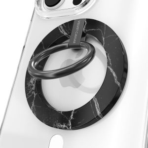 Black Marble MagSafe Grip Ring