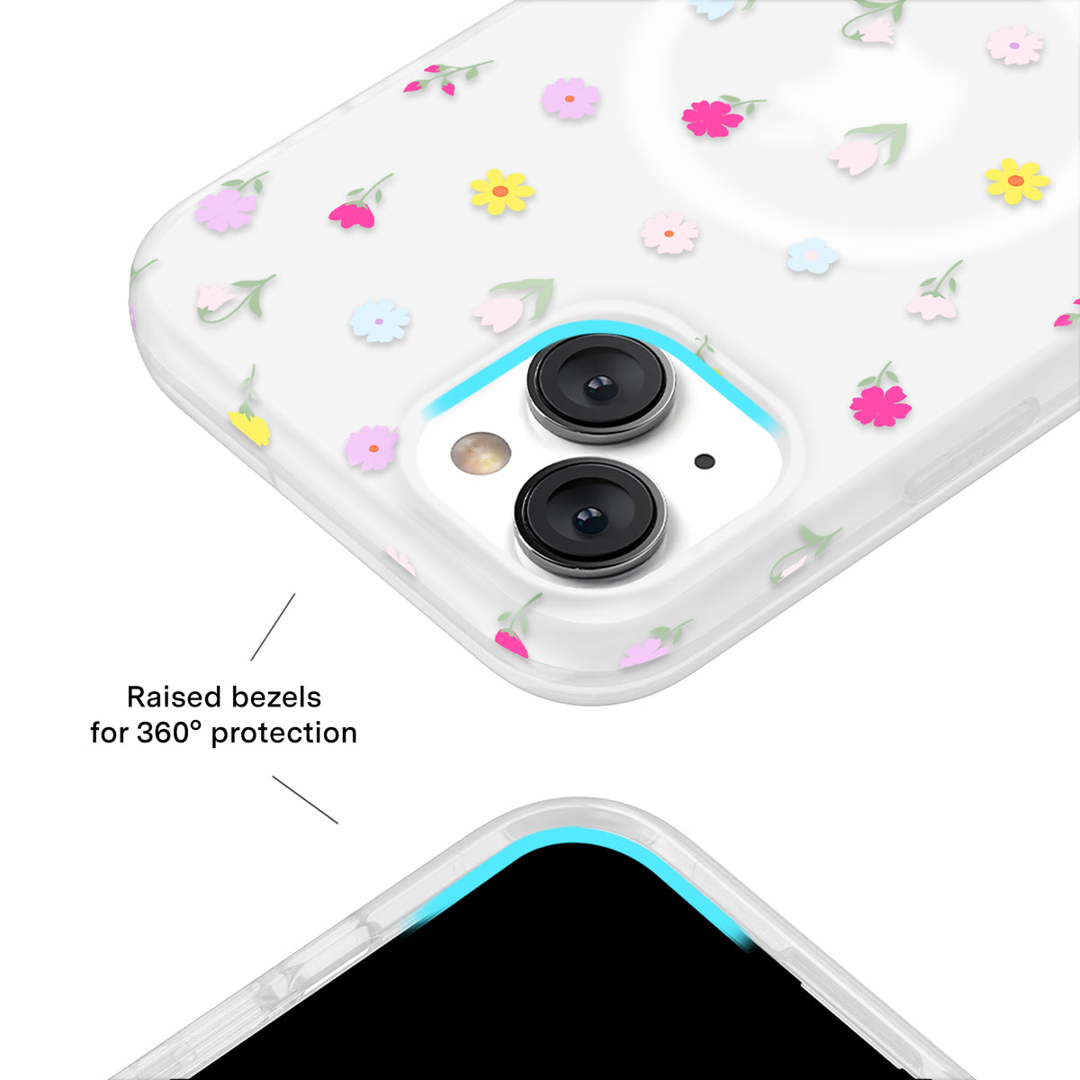 Dreamy Meadow Floral iPhone Case - Image 3