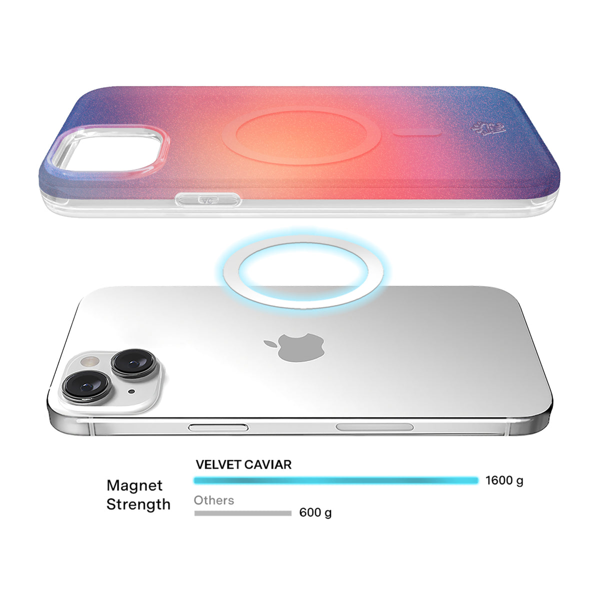 Sunset Glow Aura iPhone Case - Image 4