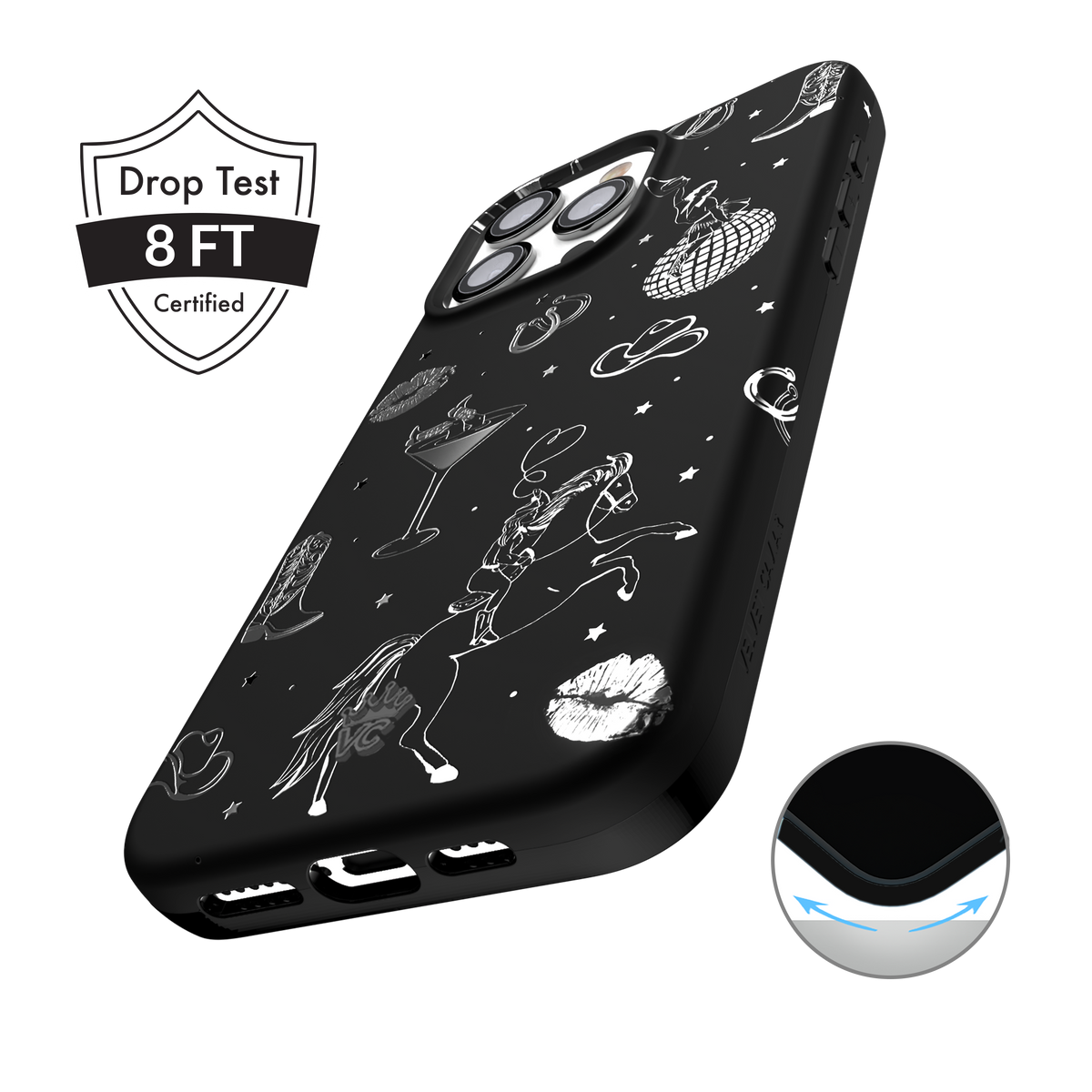 Disco Cowgirl iPhone Case - Image 4