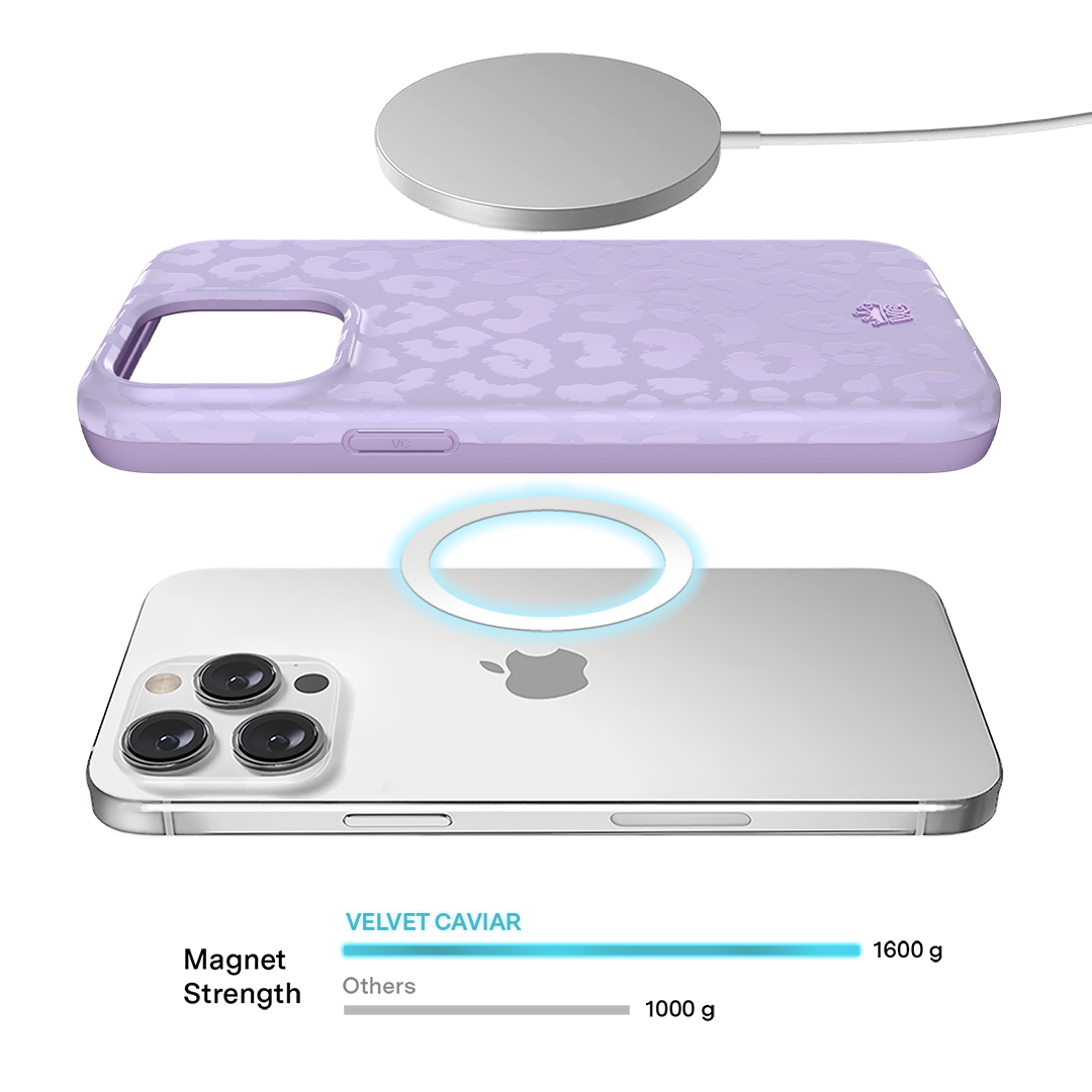 Lilac Leopard iPhone Case - Image 4