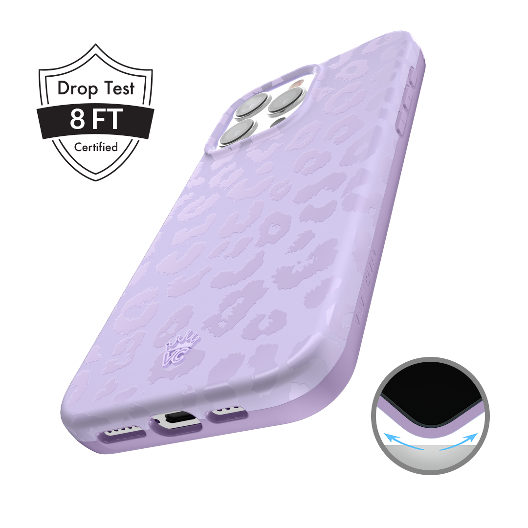 Lilac Leopard iPhone Case - Image 5