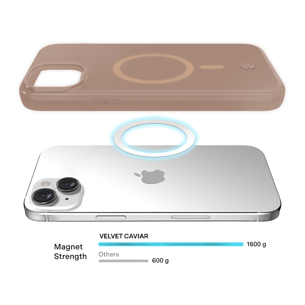 Cashmere Taupe Jelly iPhone Case - Image 4