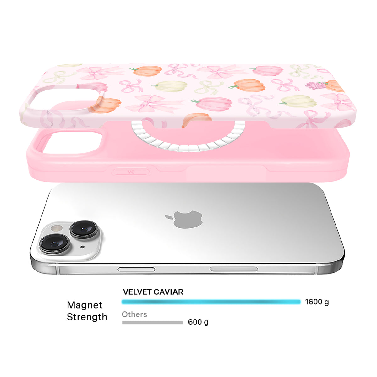Pink Pumpkin Princess iPhone Case - Image 4