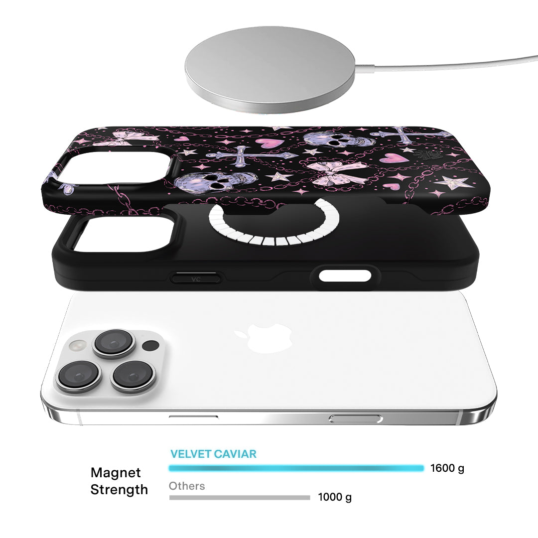 Pretty Punk Skulls iPhone Case - Image 8