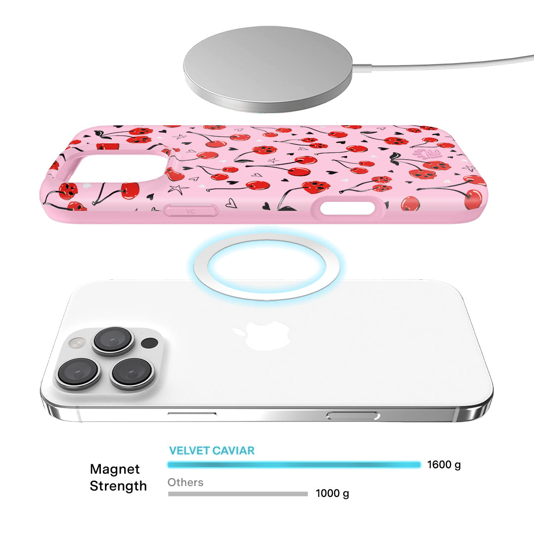 Sour Cherry Skulls iPhone Case - Image 8
