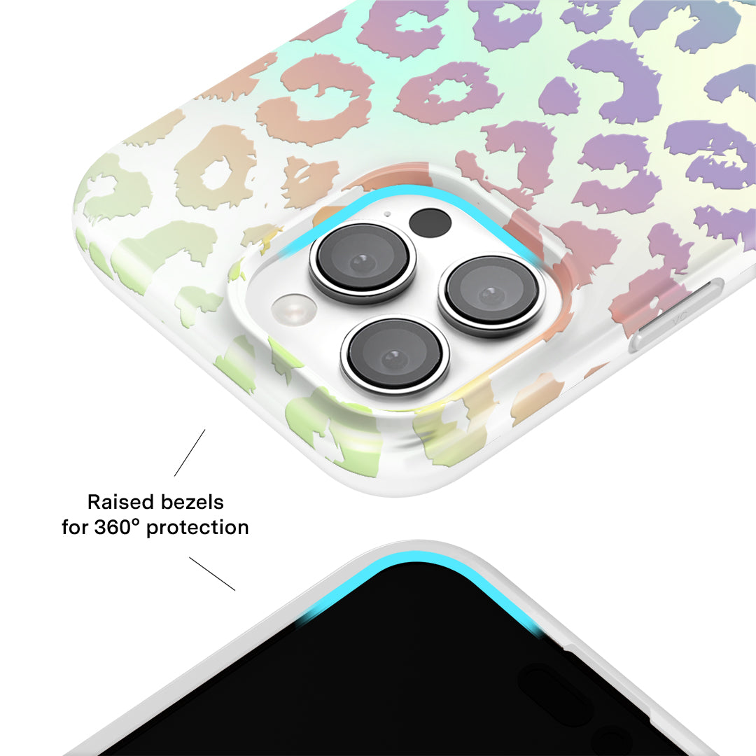 White Opal Leopard iPhone Case - Image 8
