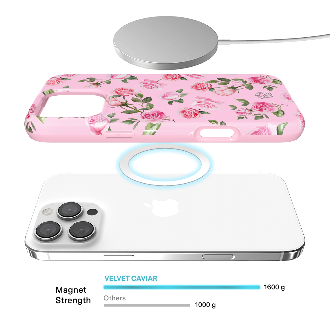 Baby Pink Roses iPhone Case - Image 3