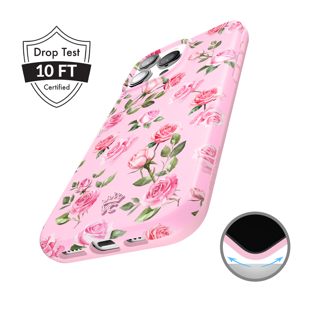 Baby Pink Roses iPhone Case - Image 4