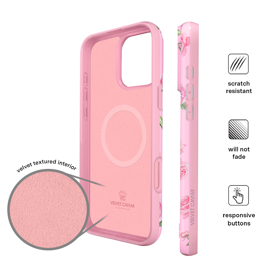 Baby Pink Roses iPhone Case - Image 5