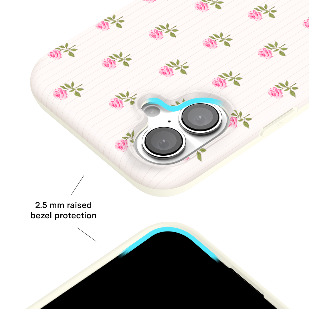 Pink Peony Floral iPhone Case - Image 3