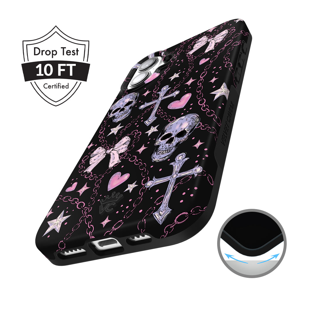 Pretty Punk Skulls iPhone Case - Image 4