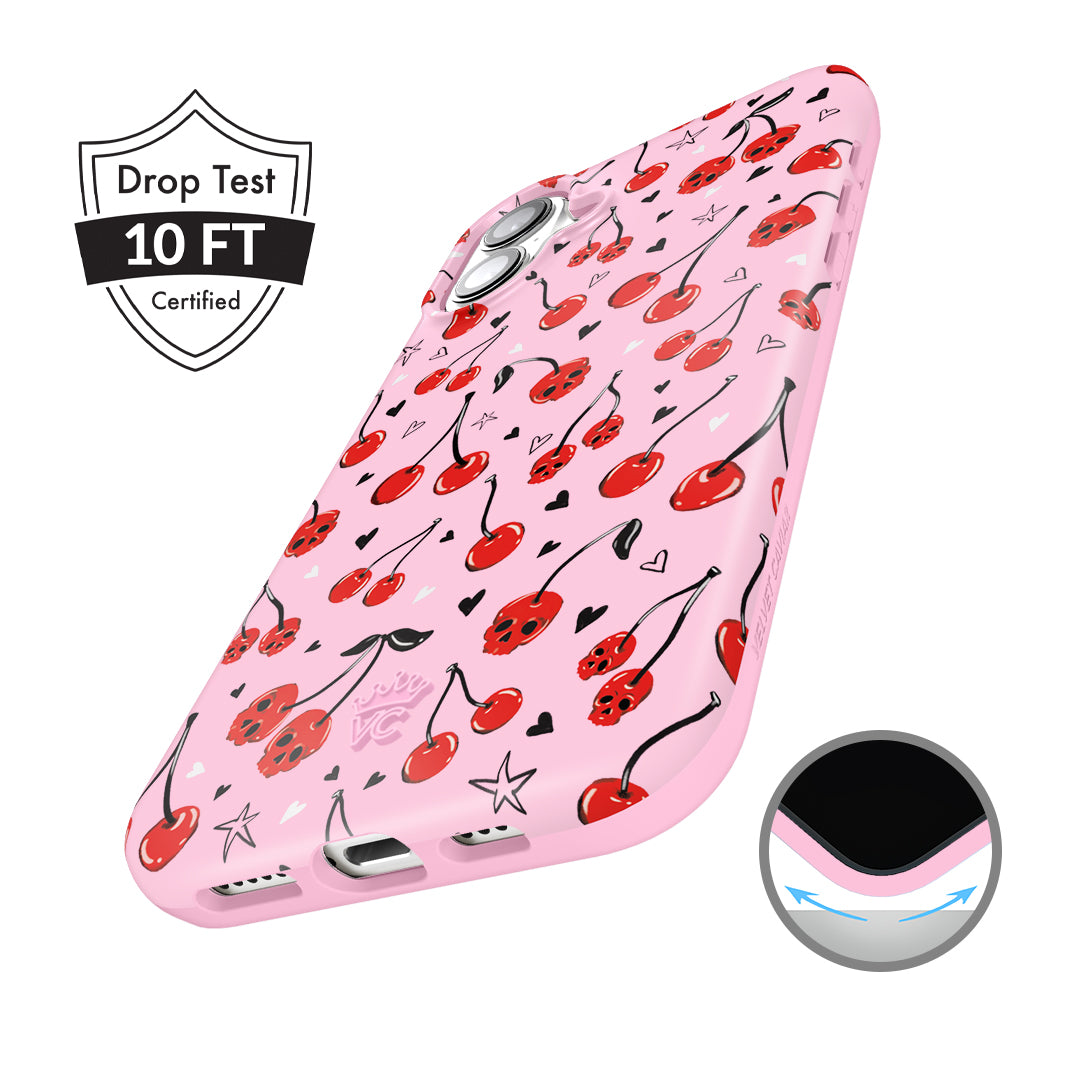 Sour Cherry Skulls iPhone Case - Image 4