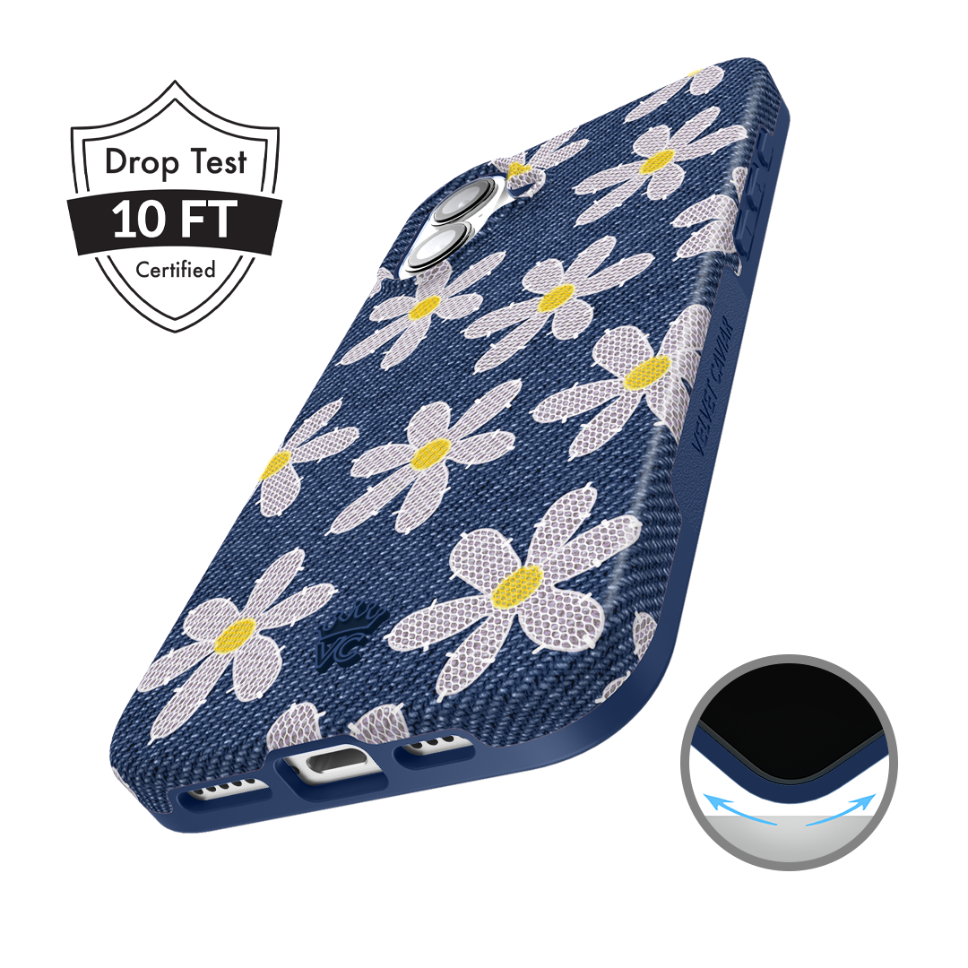 Denim Daisy iPhone Case - Image 5