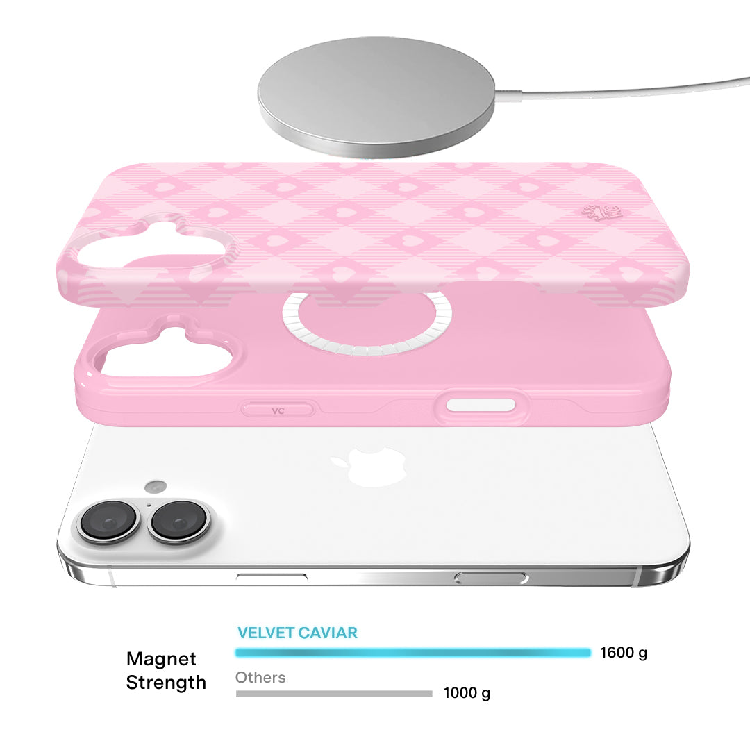 Dolly Pink Gingham iPhone Case - Image 3