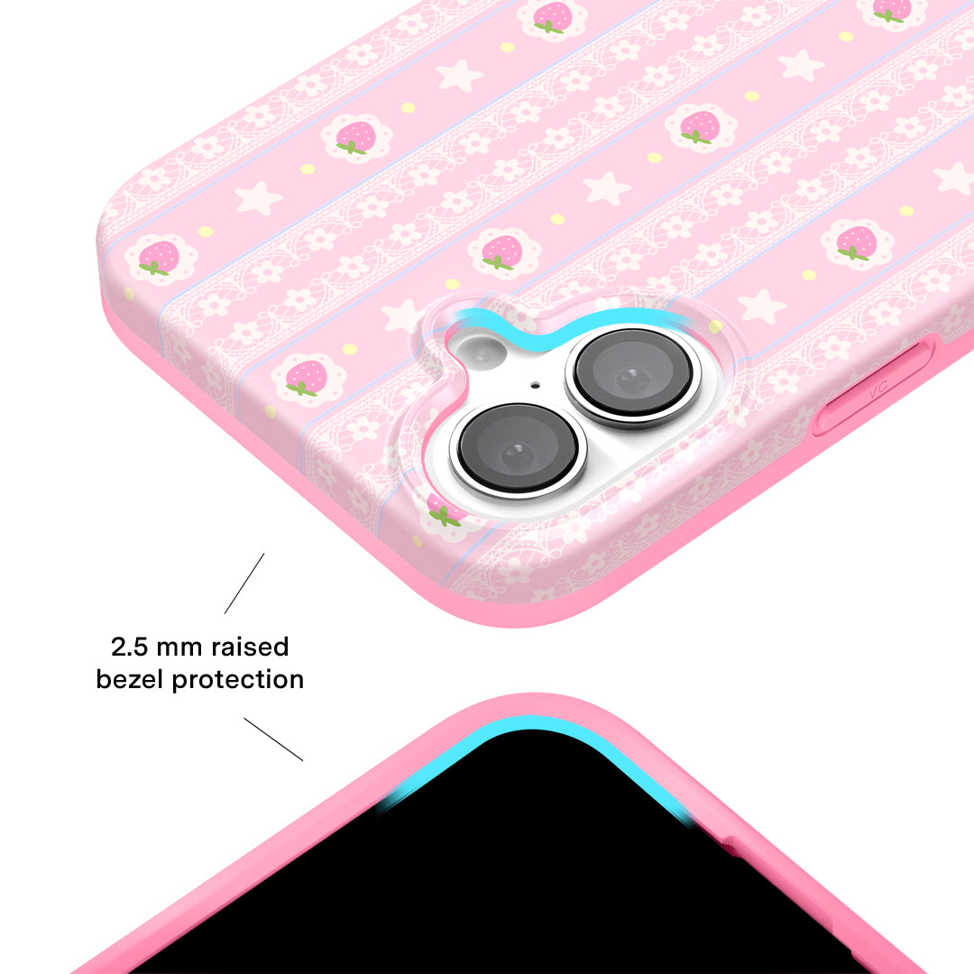 Strawberry Macaron iPhone Case - Image 2