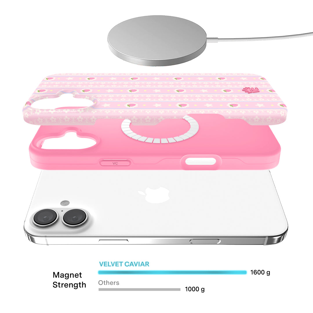 Strawberry Macaron iPhone Case - Image 3