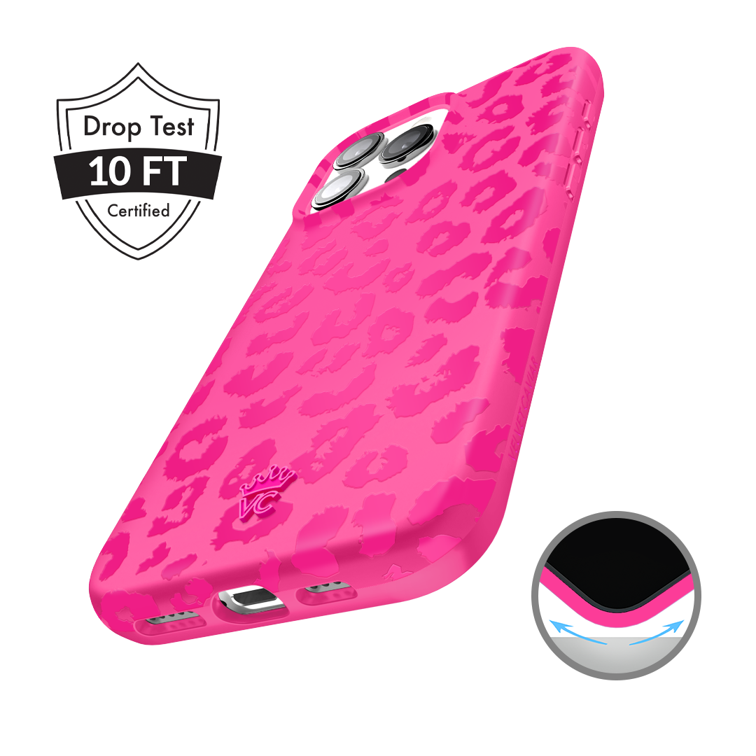 Even Hotter Pink Leopard iPhone Case - Image 4