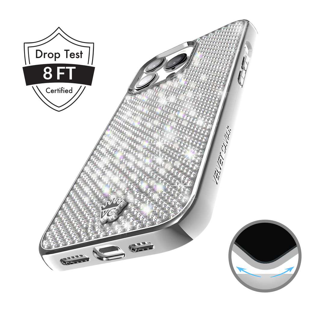 Chrome Caviar Crystals iPhone Case - Image 4
