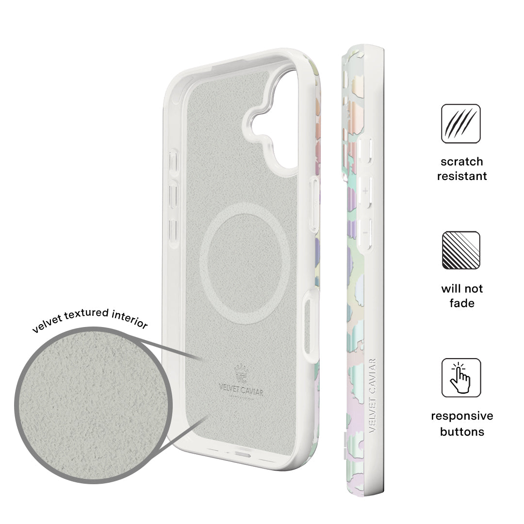 White Opal Leopard iPhone Case - Image 5