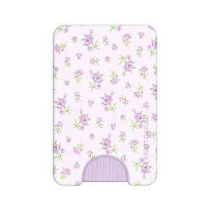 Dainty Lilac Floral MagSafe Wallet