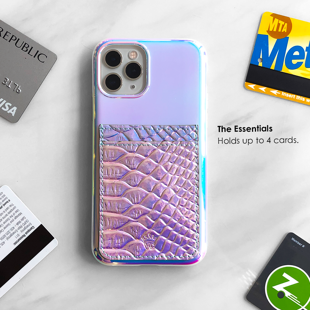 Iridescent Snakeskin Phone Wallet - Image 2