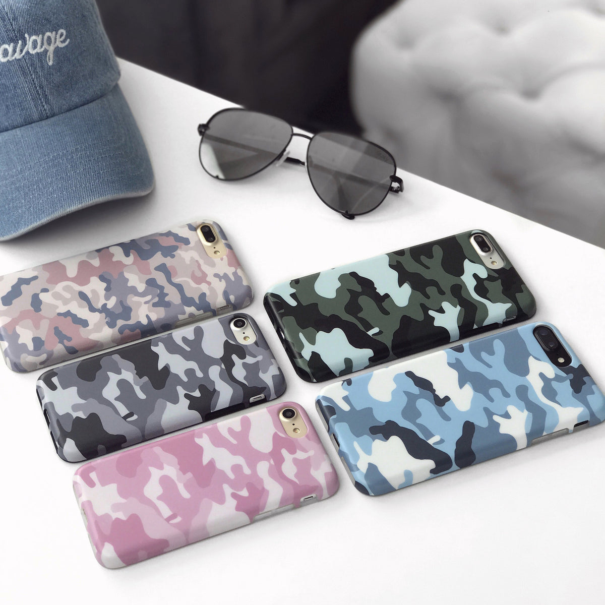 Gray Camo iPhone Case - Image 7