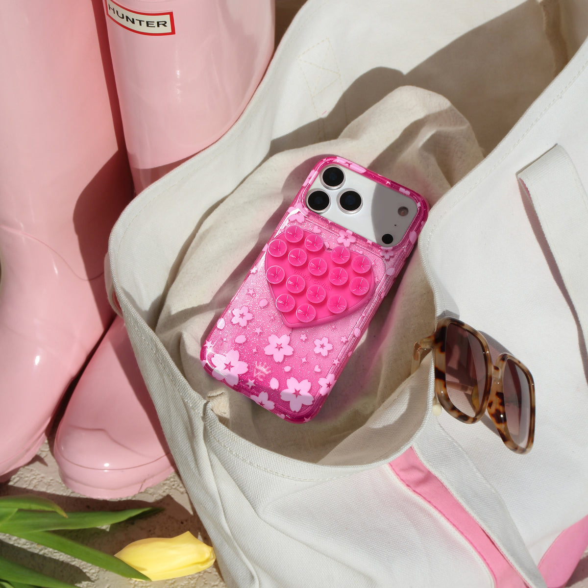 Hot Pink Heart MagSafe MightyGrip - Image 7