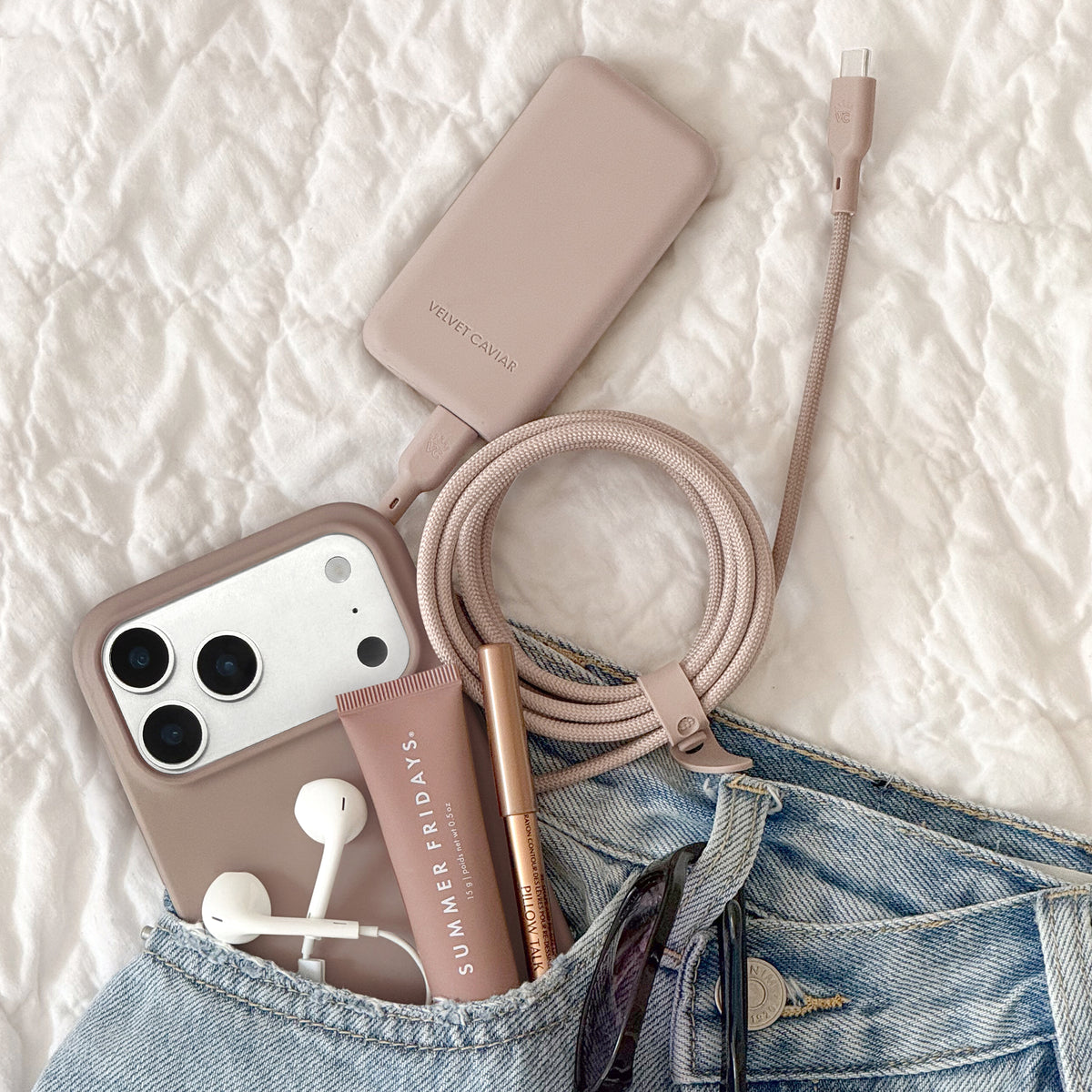 Iced Chai Fast Charging Set, Dual Port Wall Adapter + 6ft USB-C Cable - Image 8