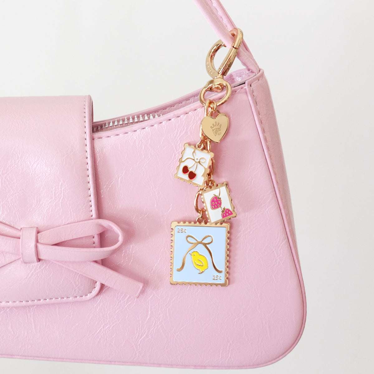 Spring Whimsy Stamps Bag Charm - Image 5