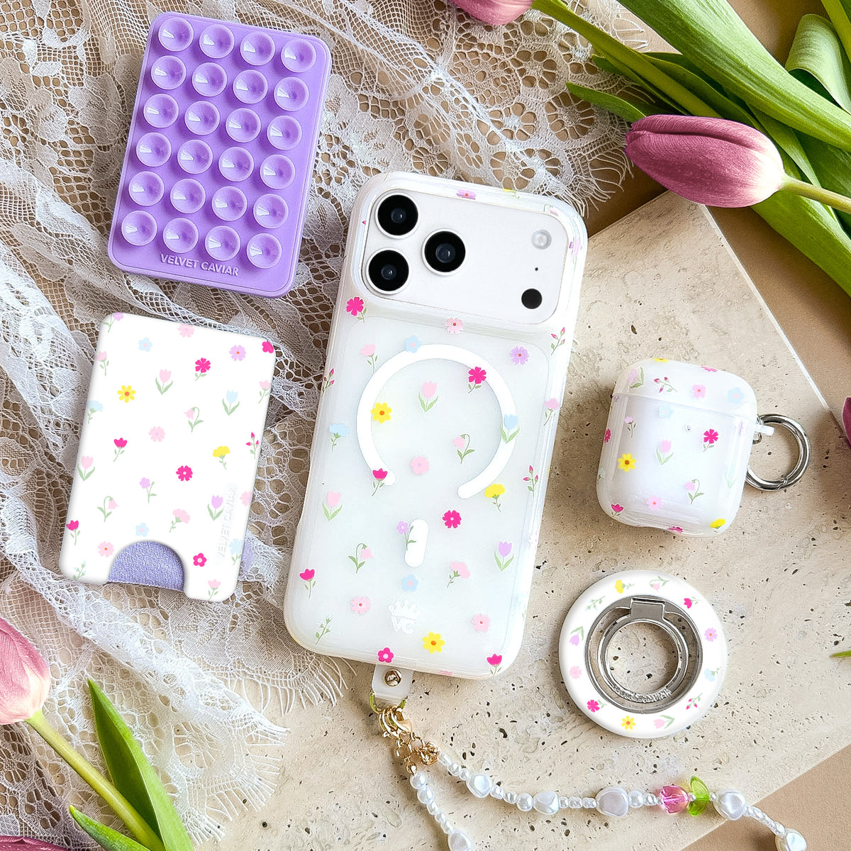 Dreamy Meadow Floral AirPod Case - Image 6