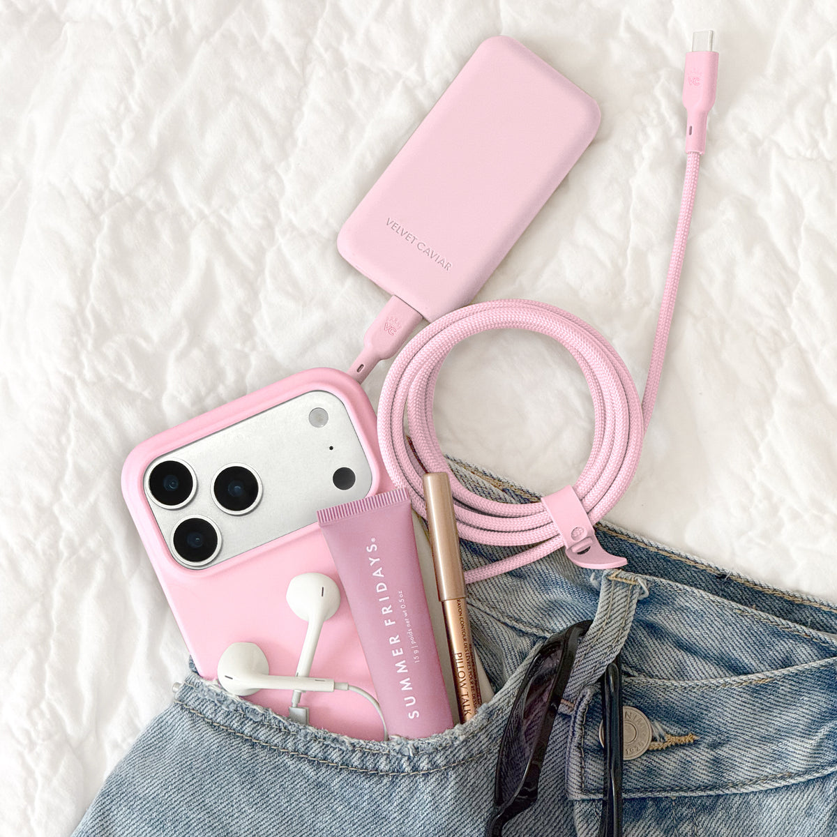 Strawberry Milk Fast Charging Cable, 6ft USB-C - Image 7