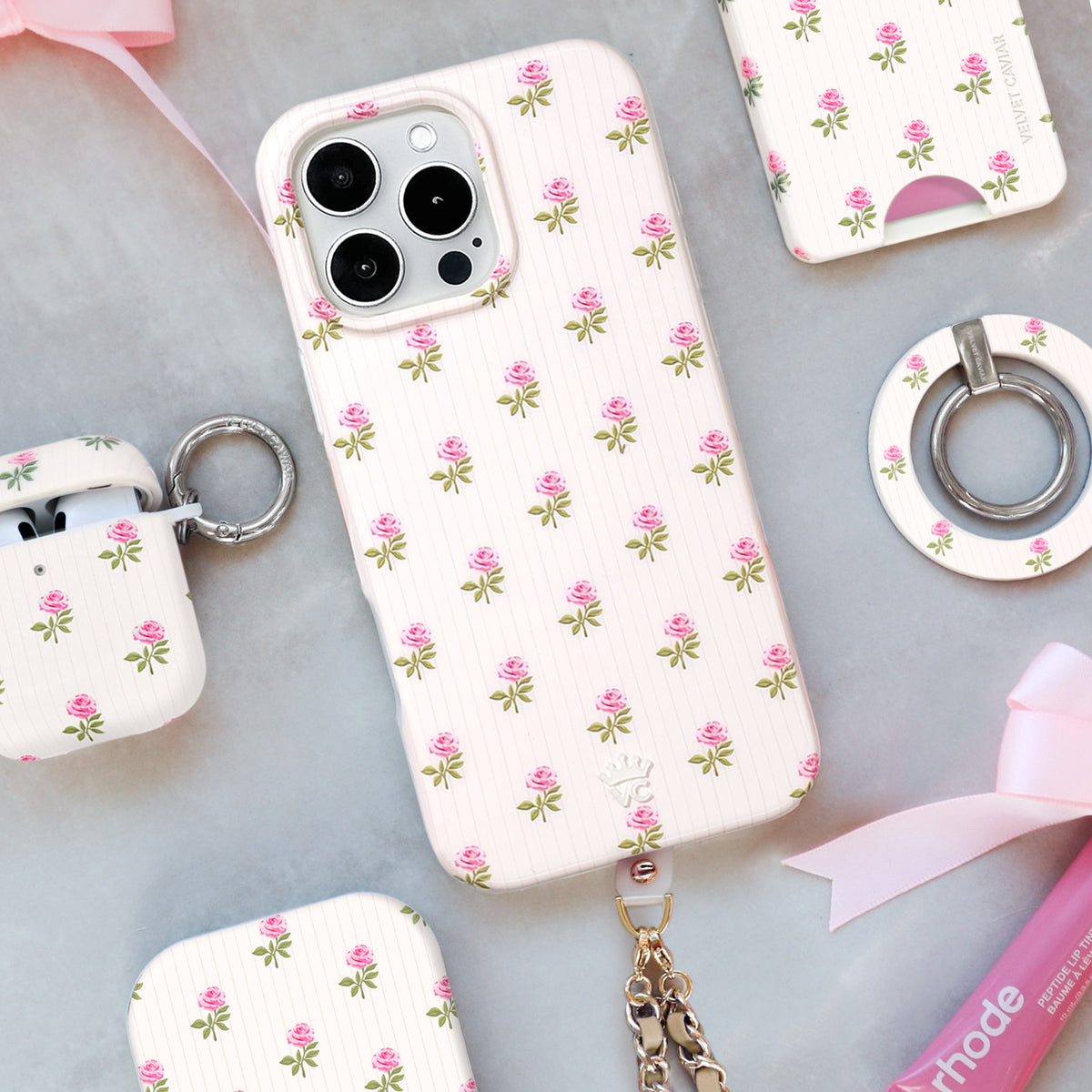 Pink Peony Floral iPhone Case - Image 7