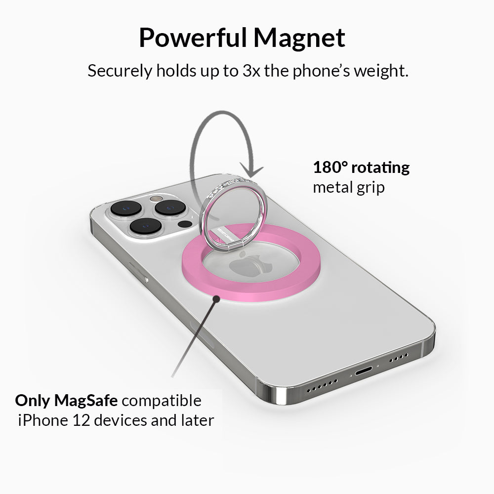 Pink MagSafe Grip Ring - Image 3
