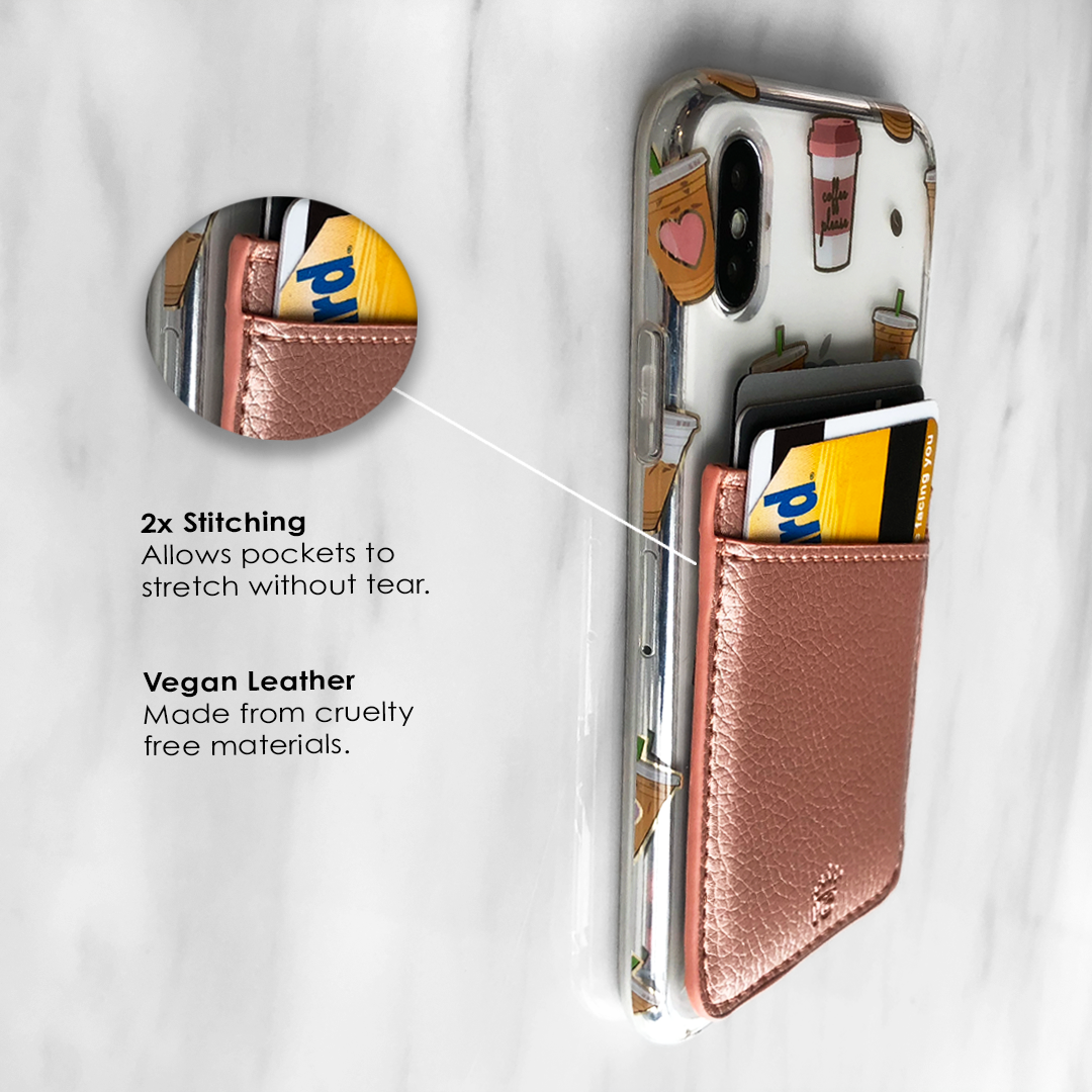 Rose Gold Phone Wallet - Image 4