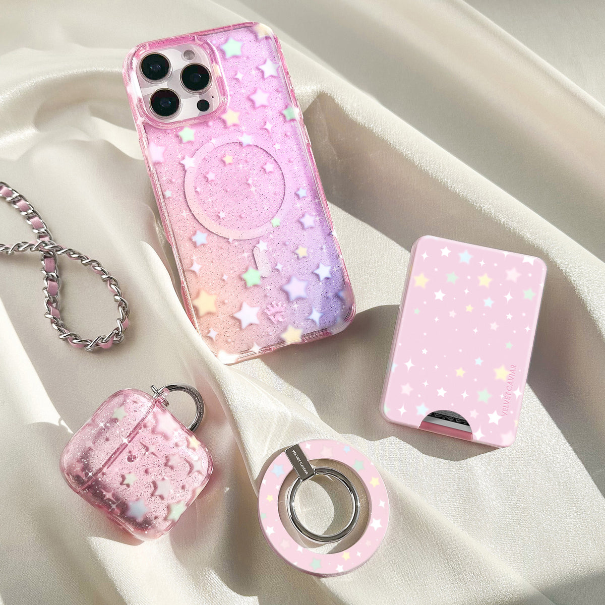 Falling Star Glitter AirPod Case - Image 7