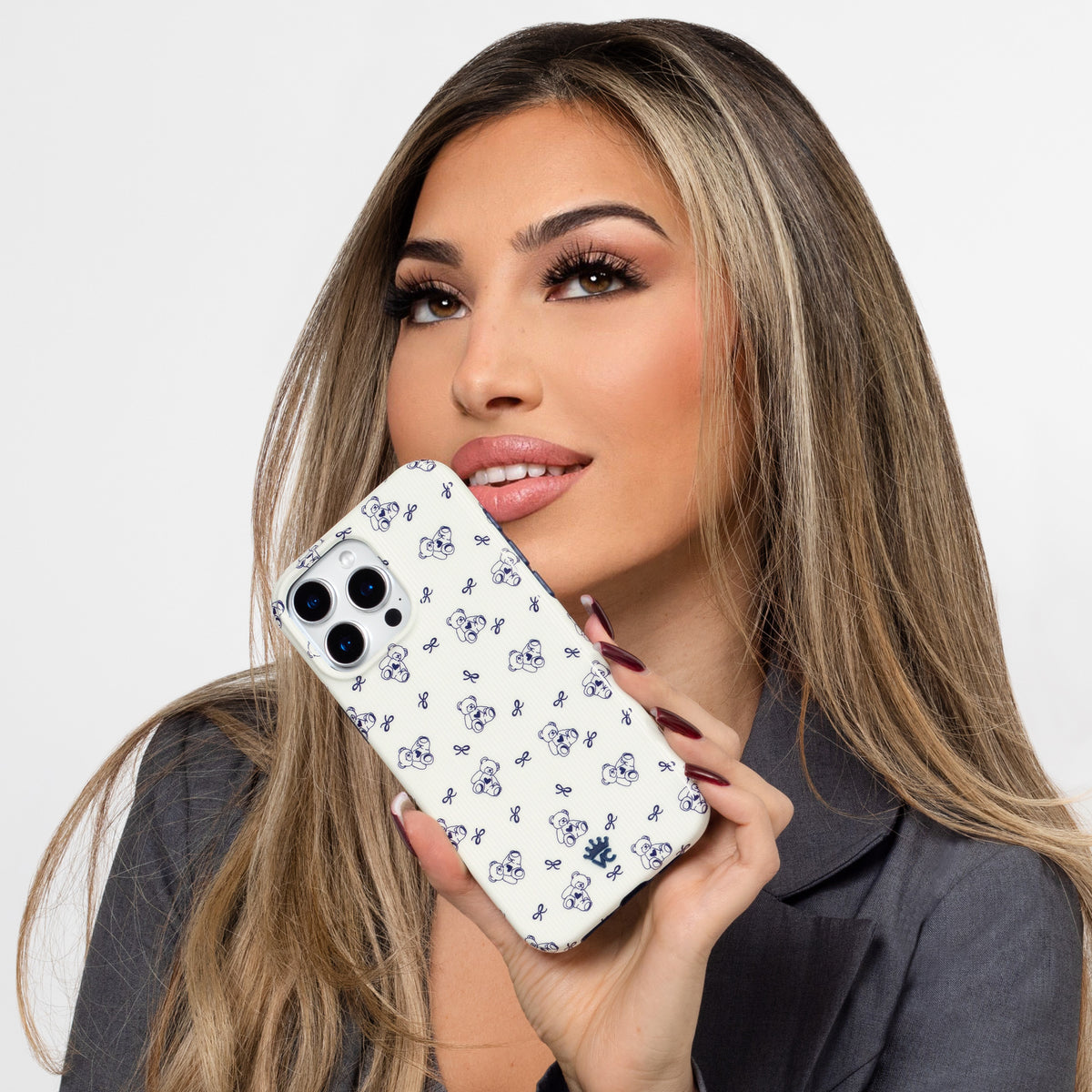 Preppy Teddy iPhone Case - Image 8