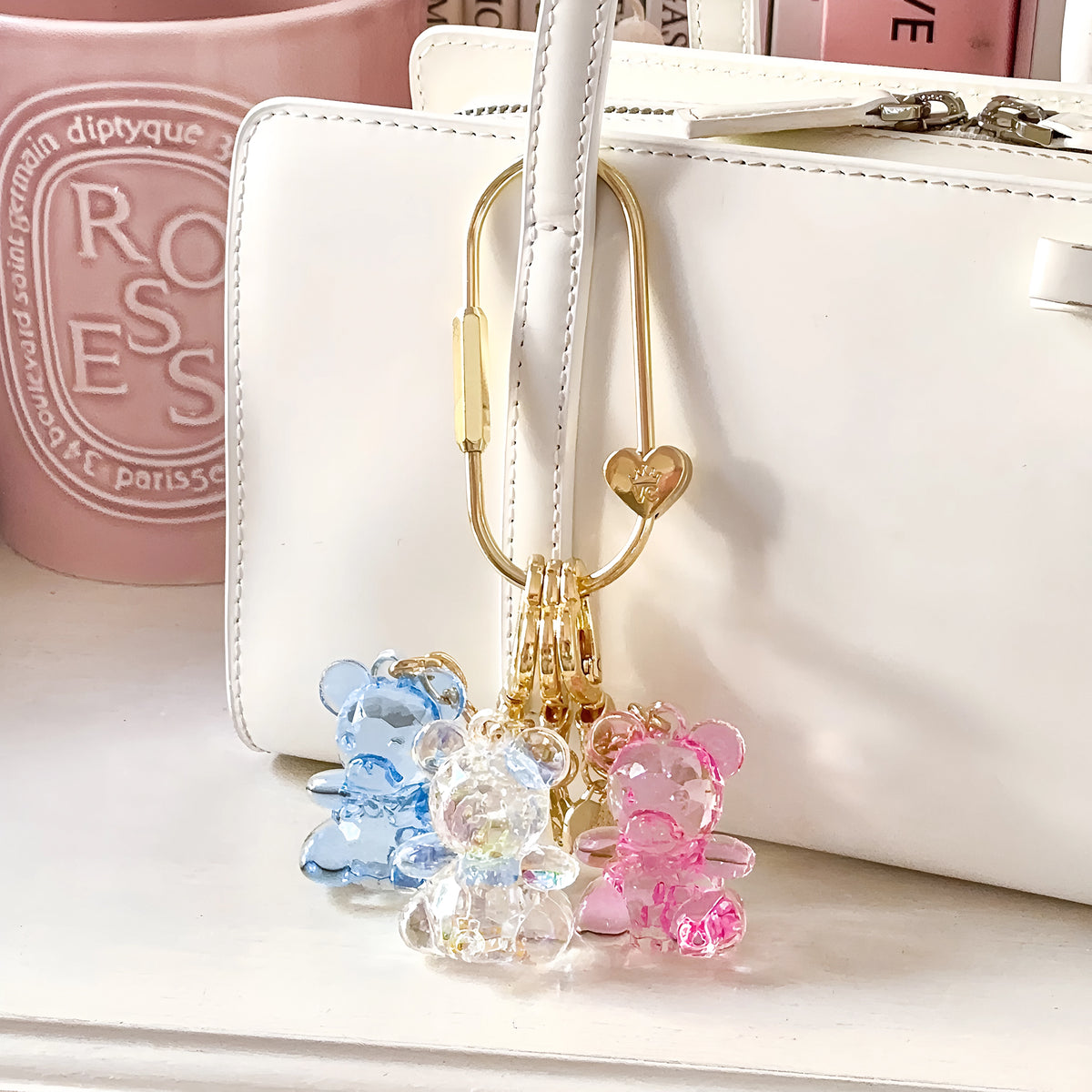 Pink Teddy Bag Charm - Image 5