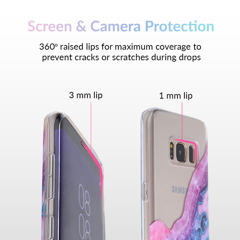 Geode Glitter Clear Samsung Case - Image 3