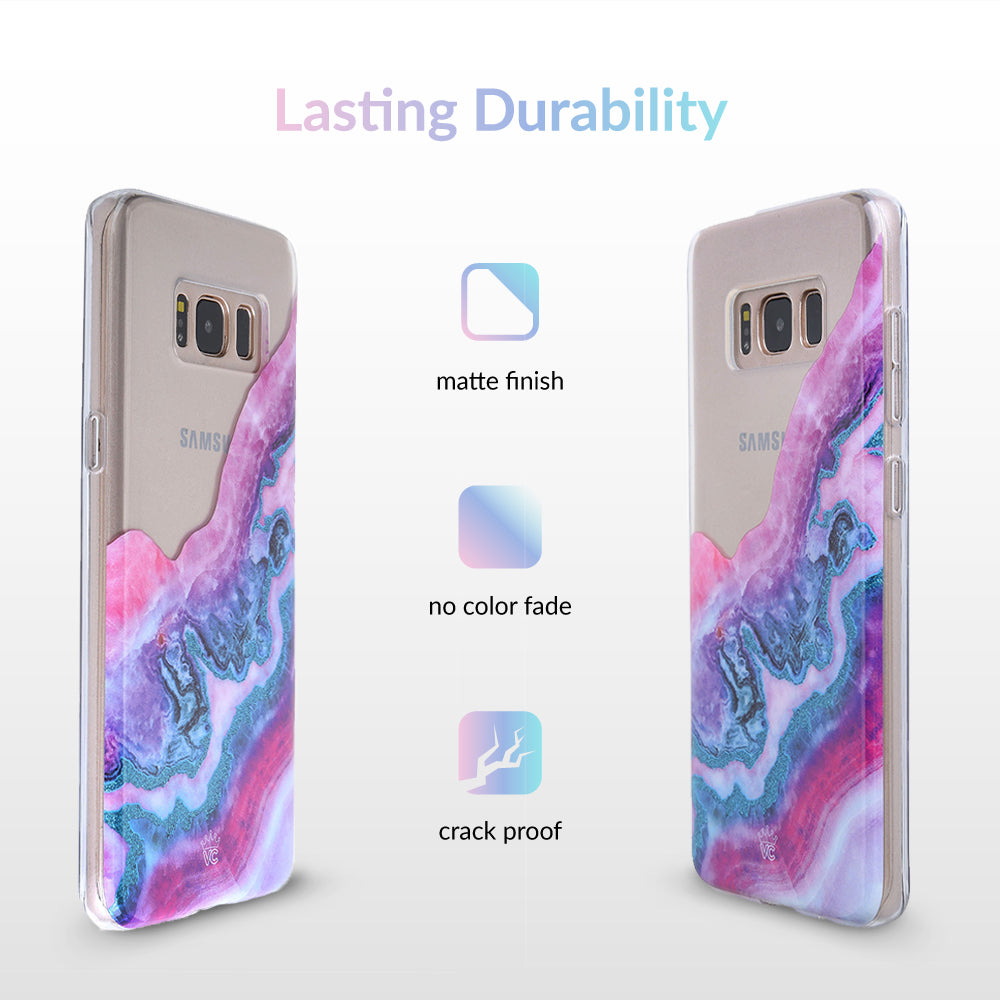 Geode Glitter Clear Samsung Case - Image 5