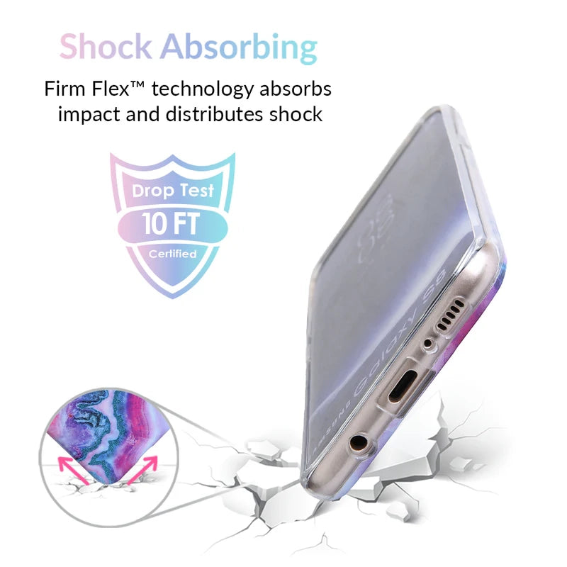 Geode Glitter Clear Samsung Case - Image 4
