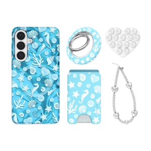 Aquamarine Holo Samsung Bundle Set