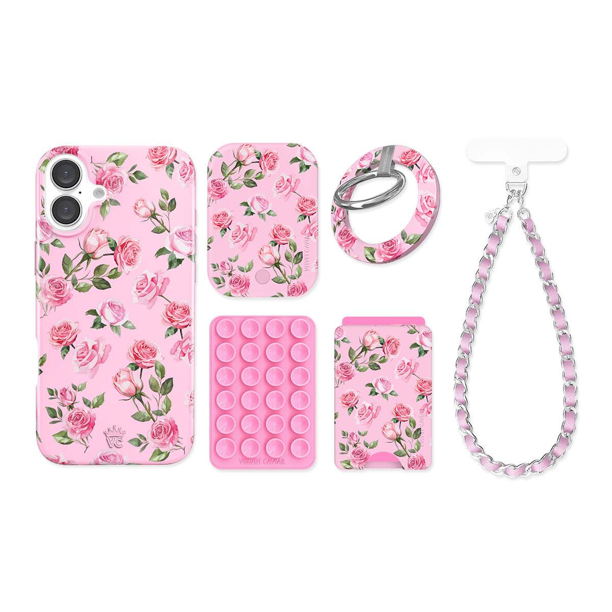 Baby Pink Roses iPhone Bundle Set - Image 5