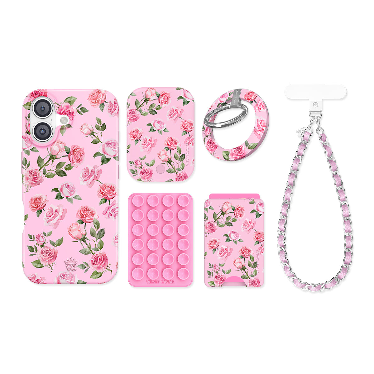 Baby Pink Roses iPhone Bundle Set - Image 4