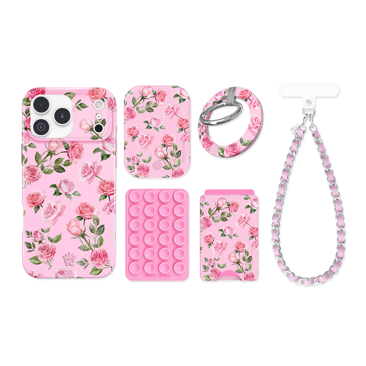 Baby Pink Roses iPhone Bundle Set - Image 2