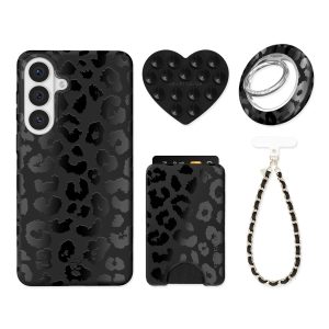Black Leopard Samsung Bundle Set