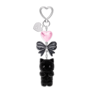 Black Cat Bag Charm