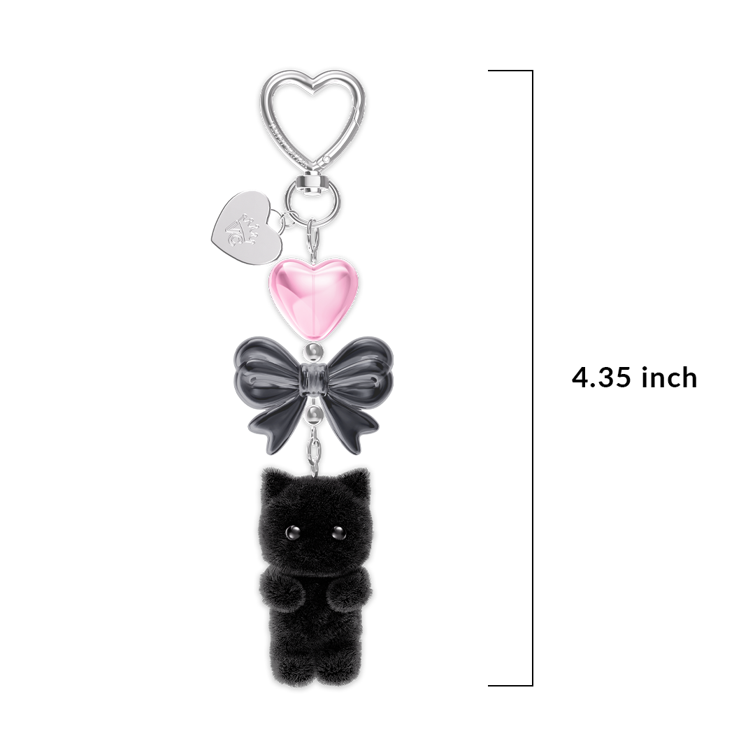 Black Cat Bag Charm - Image 4