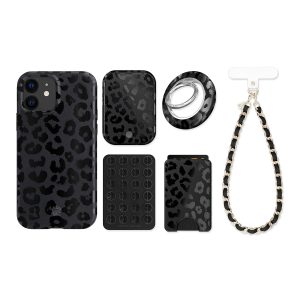 Black Leopard iPhone Bundle Set